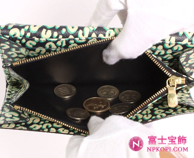 (LOUIS VUITTON)ルイヴィトン スーパーコピー財布 モノグラム レオパード ポルトフォイユサラ 長財布 M60104